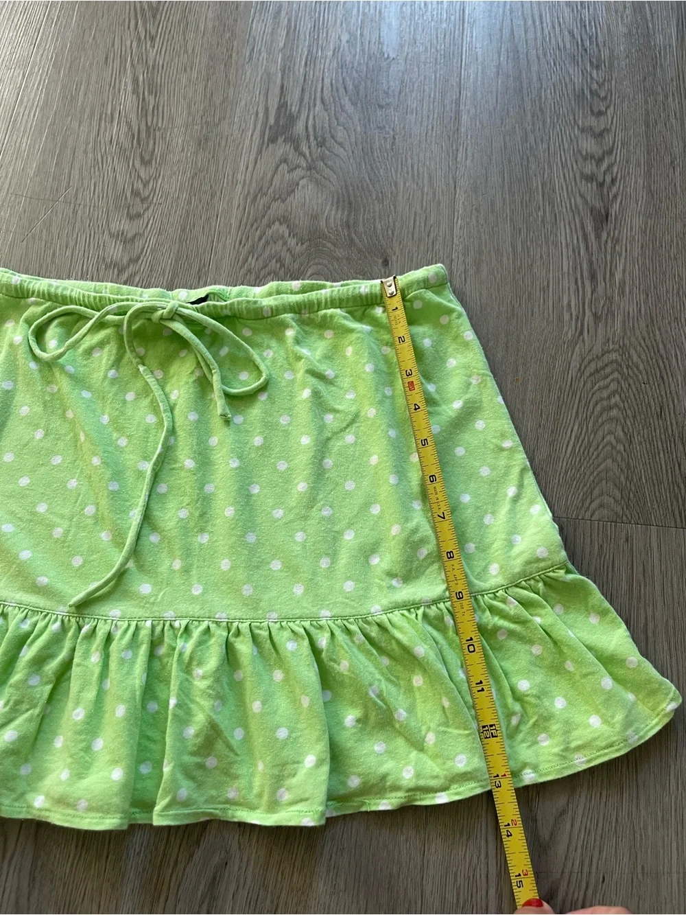 Y2K J.Crew polka dot mini skirt